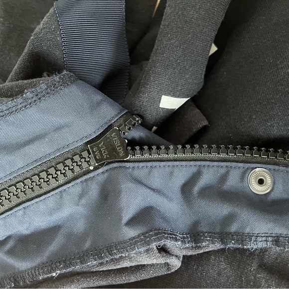 The NORTH FACE x SACAI sz S Navy Blue Short Sleeve Tshirt Size Zippers - Picture 4 of 15